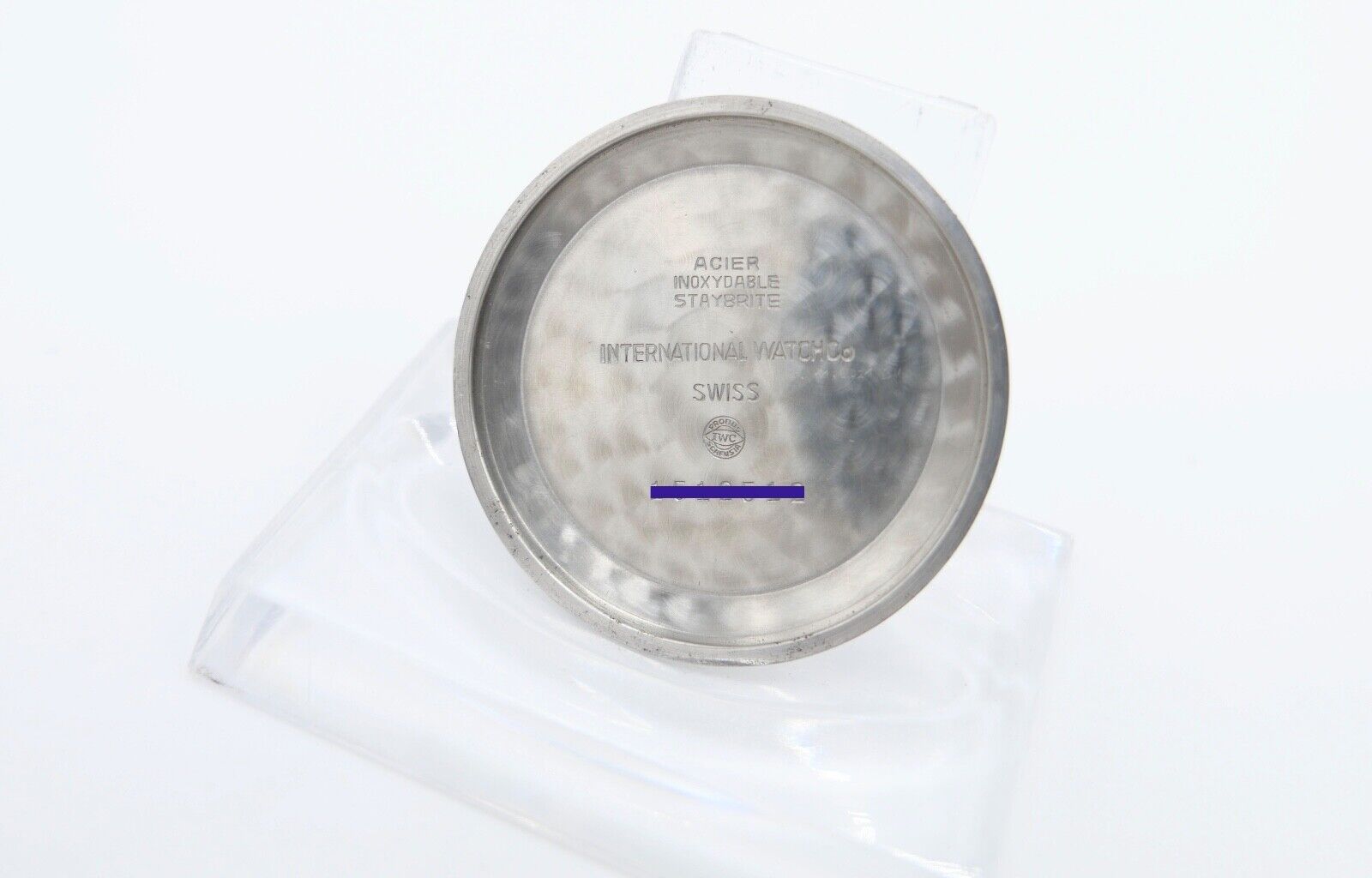 1959 IWC International Watch Co Herren Armbanduhr Cal. 89 Edelstahl Handaufzug - Antikhandel-Stuttgart