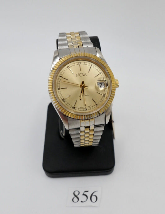 NOVA Herrenuhr Automatic 1970er Ebauche Bettlach EB 825.611 Ref. 41-1587 T - Antikhandel-Stuttgart