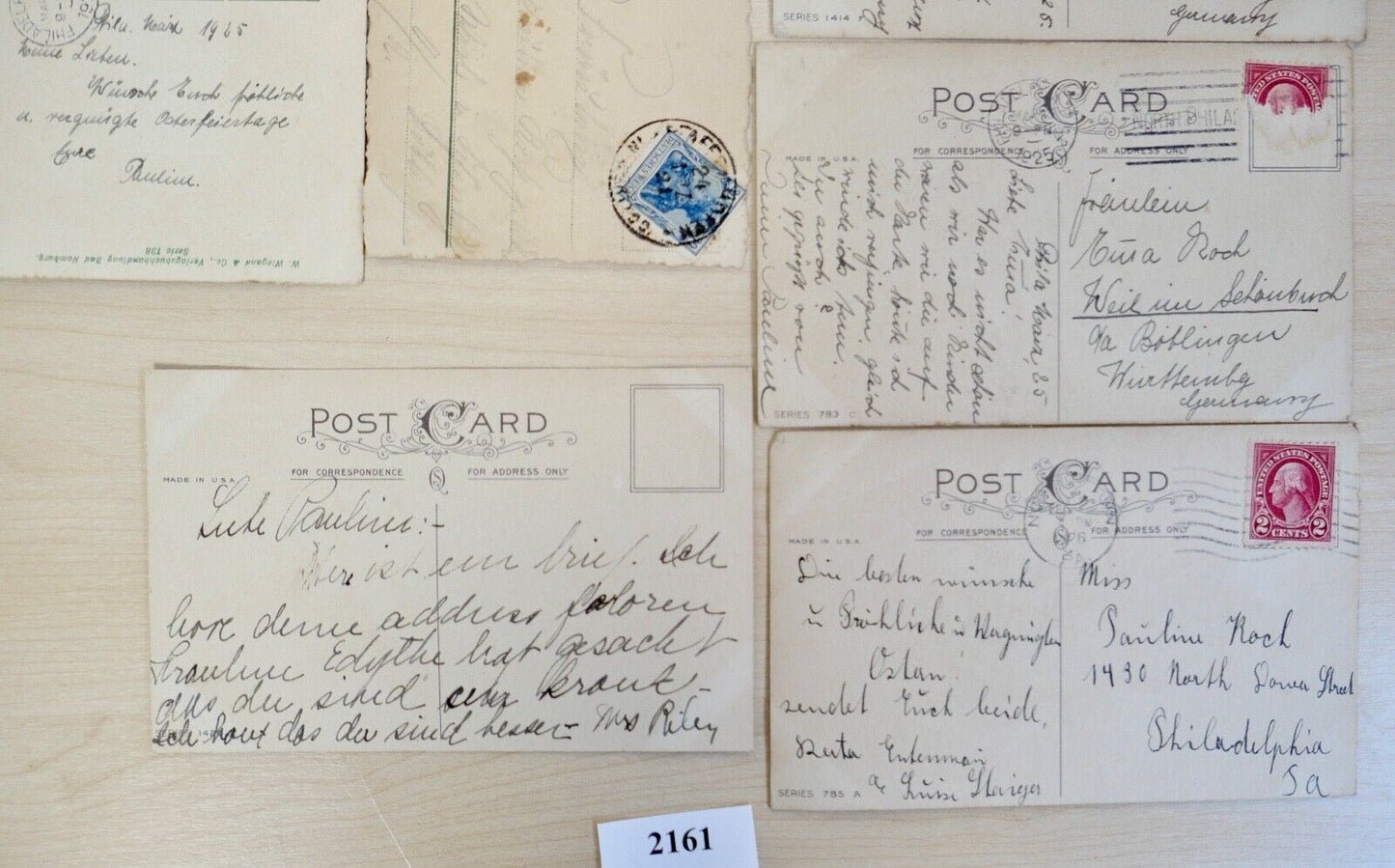 antike Ansichtskarten Postkarten Briefmarken OSTERN EASTER deutsches Reich USA - Antikhandel-Stuttgart