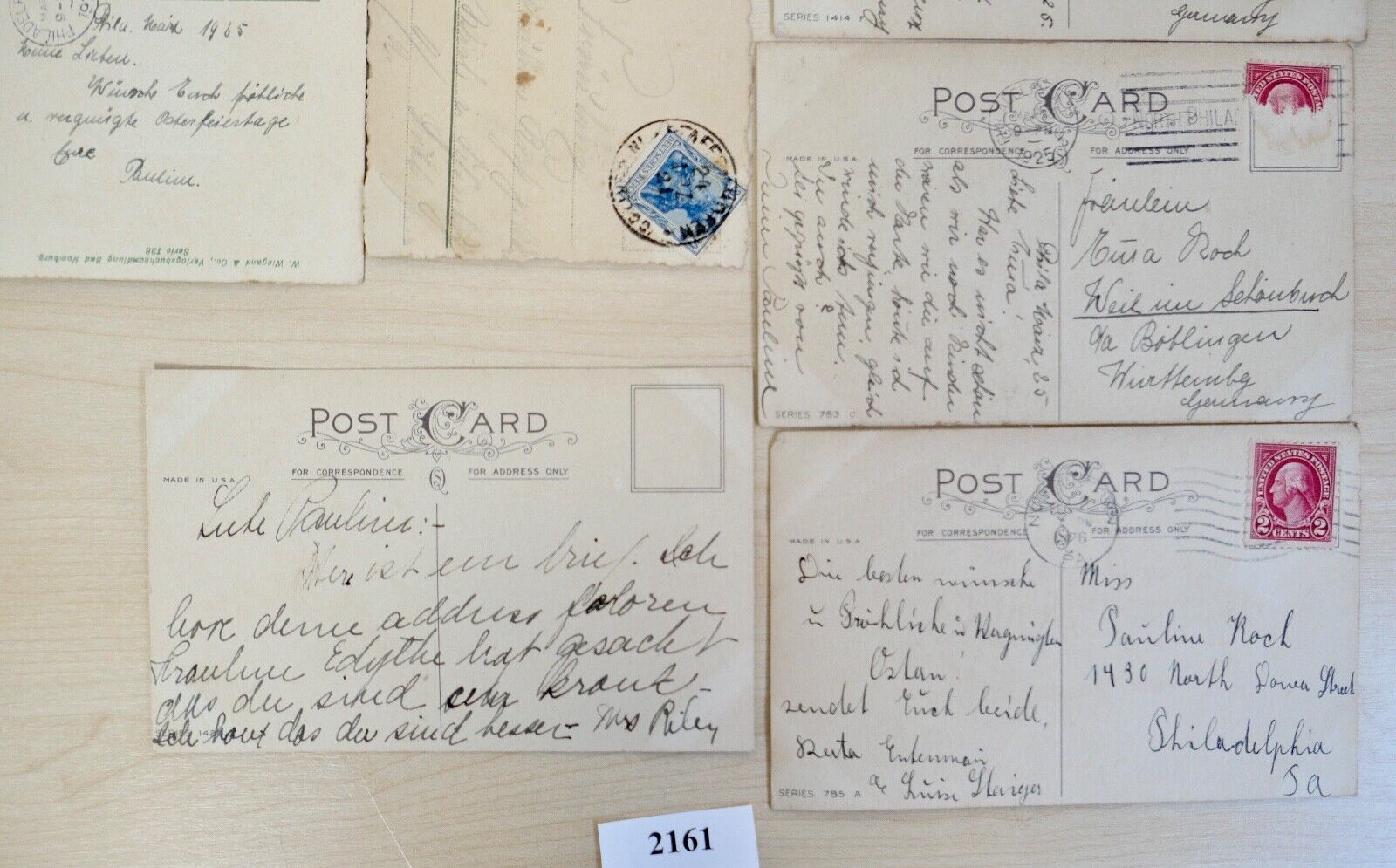 antike Ansichtskarten Postkarten Briefmarken OSTERN EASTER deutsches Reich USA - Antikhandel-Stuttgart