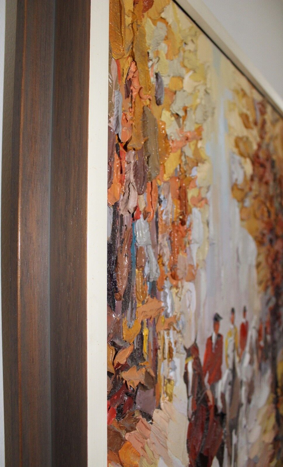 Balcke Arwed 1978 Berlin " Motiv Reiter " 80x70cm Spachtel / Technik Gemälde - Antikhandel-Stuttgart