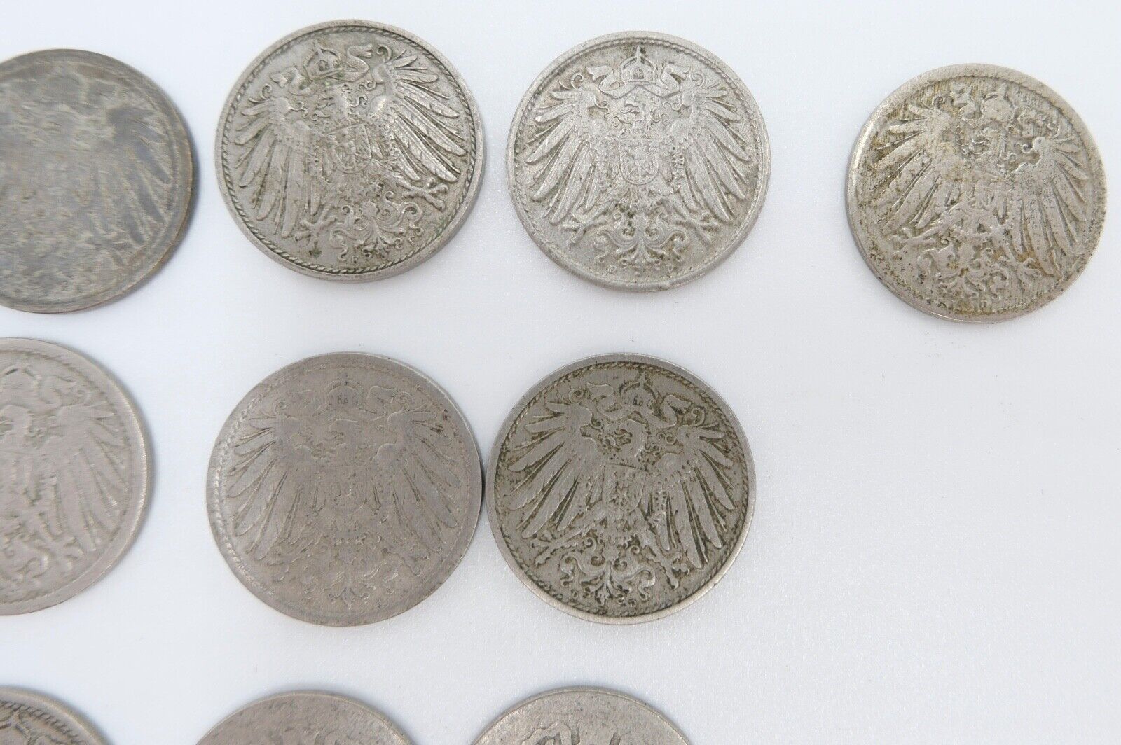13x 10 Pfennig Kaiserreich 1891-1916 s - vz schön - vorzüglich Jäger J. 13 - Antikhandel-Stuttgart