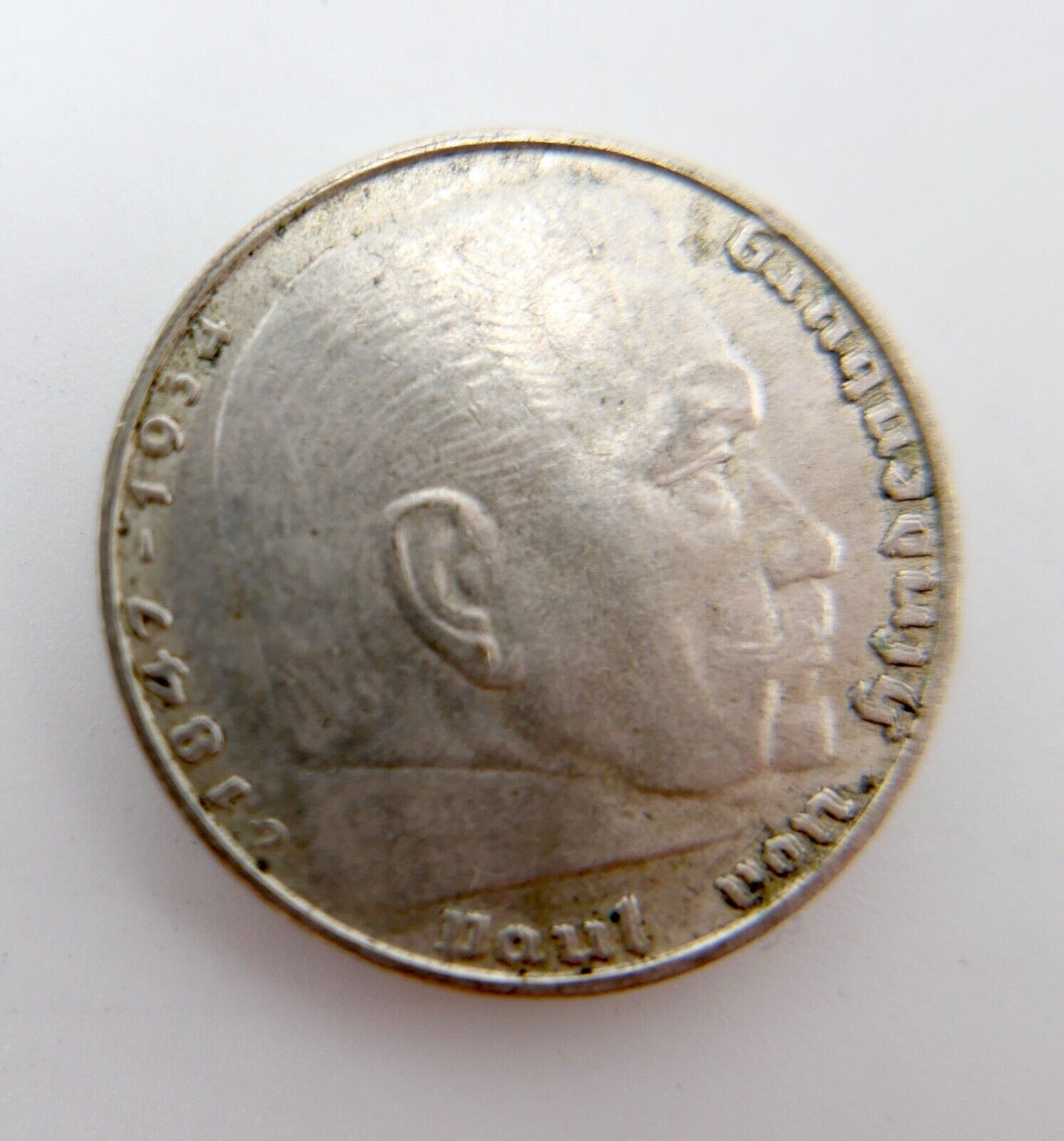 2 Reichsmark 1939 D FEHLPRÄGUG DOPPELPRÄGUNG auf Prägestätte Datum Schrift J.366 - Antikhandel-Stuttgart