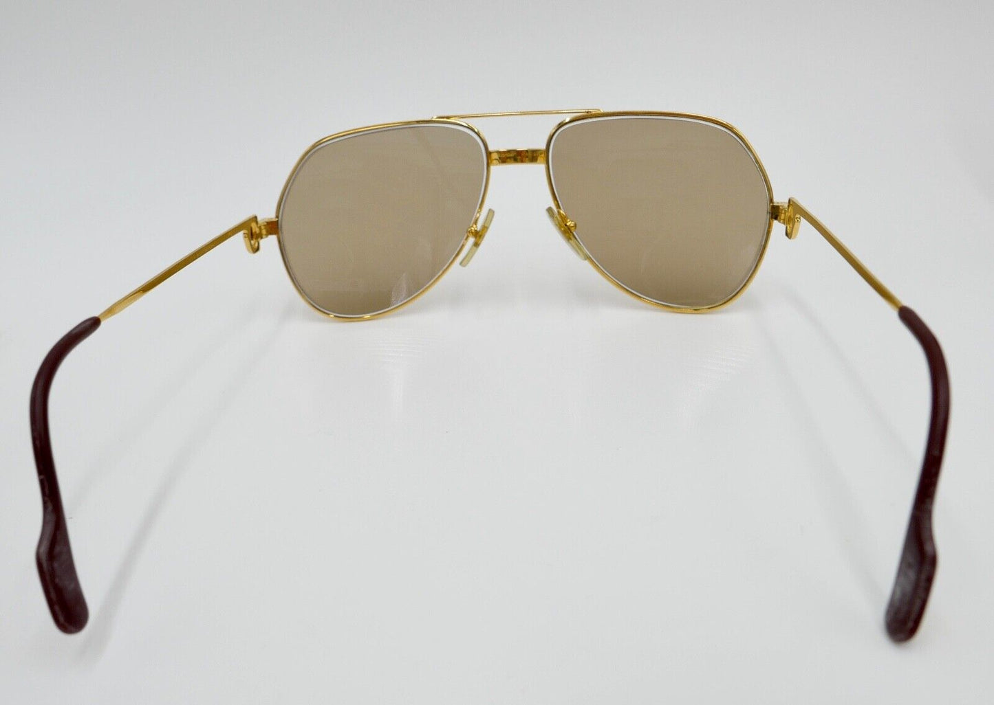 Must de Cartier VENDOME LAQUE 140 59/16 Sonnenbrille / Brille Gold 1980er Etui - Antikhandel-Stuttgart