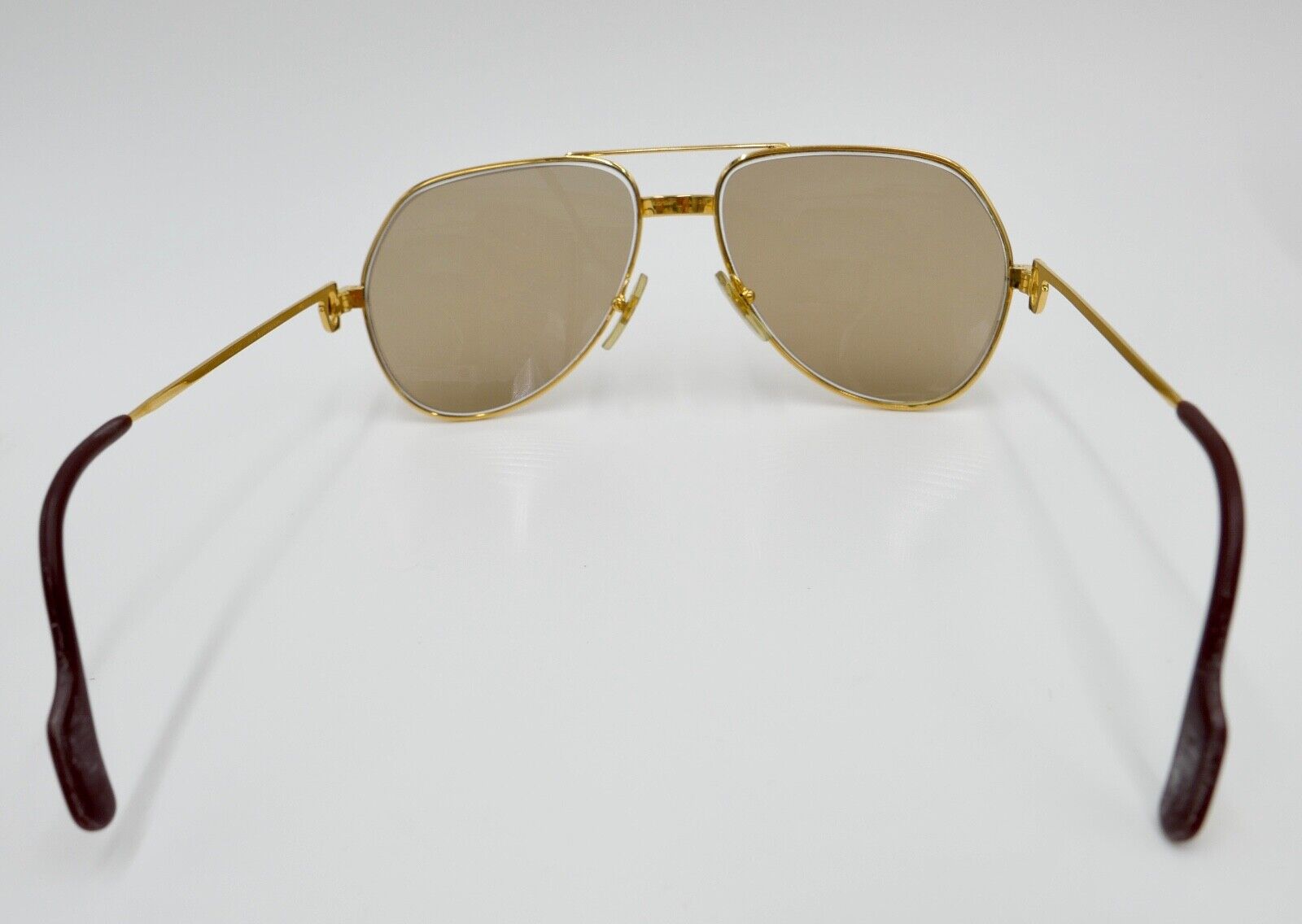 Must de Cartier VENDOME LAQUE 140 59/16 Sonnenbrille / Brille Gold 1980er Etui - Antikhandel-Stuttgart