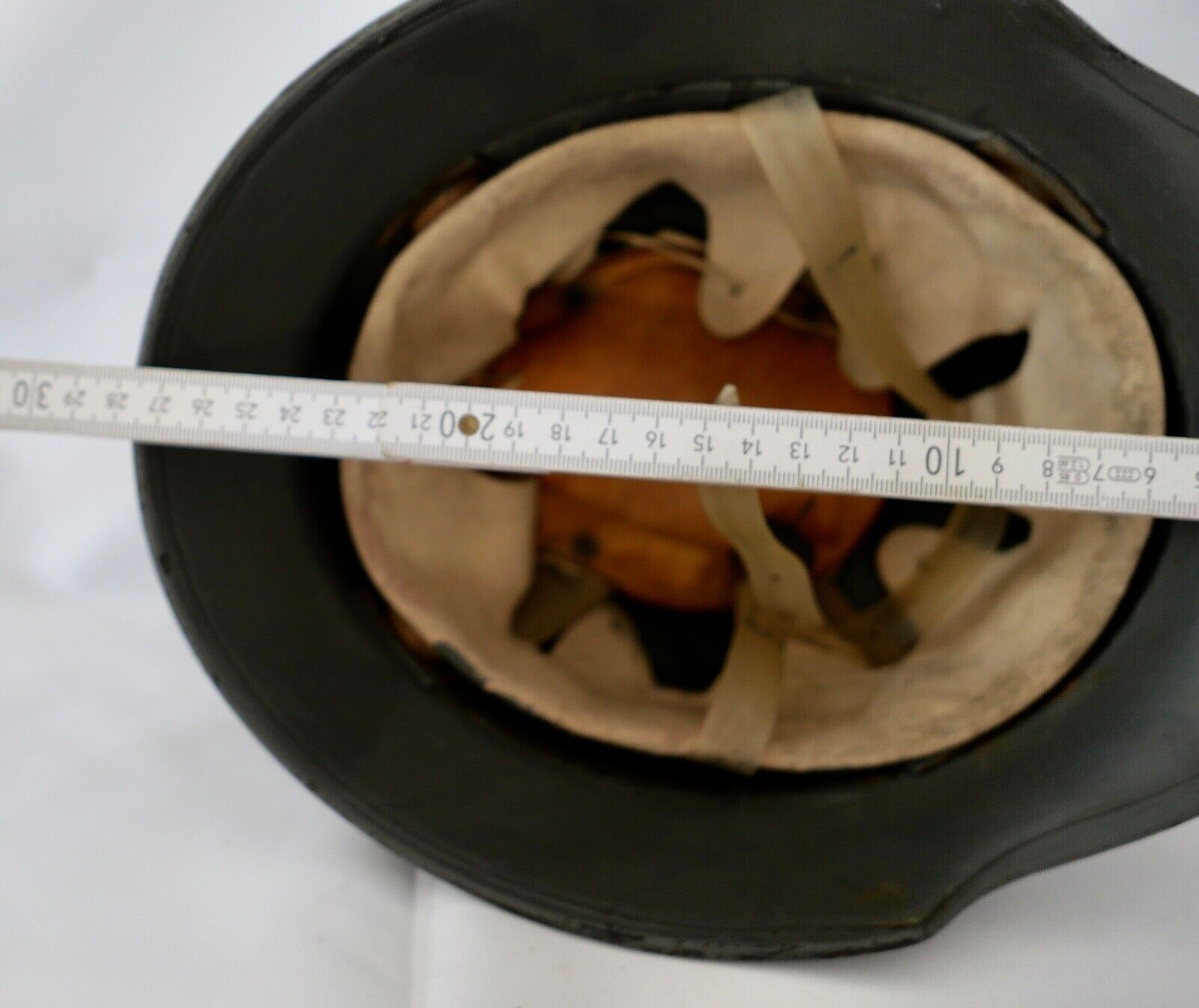 Stahlhelm Feuerwehr WK2 WW2 German 3. Reich - Antikhandel-Stuttgart