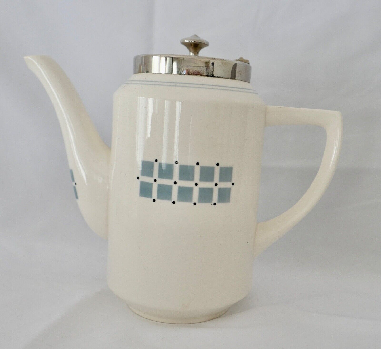 Jugendstil WMF Tee Kaffee Kanne Dec 1876a J. M. Olbrich Wächtersbach - Antikhandel-Stuttgart