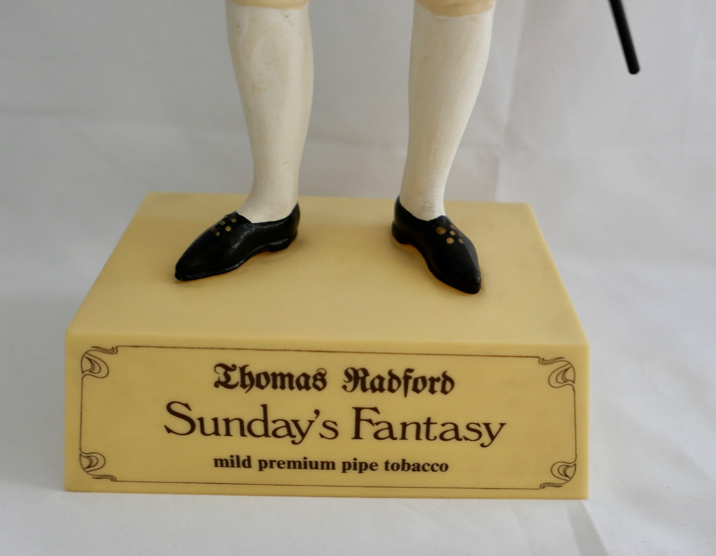 Werbefigur 1970er Jahre 41 cm Thomas Radford Sundays Fantasy' pipe tobacco