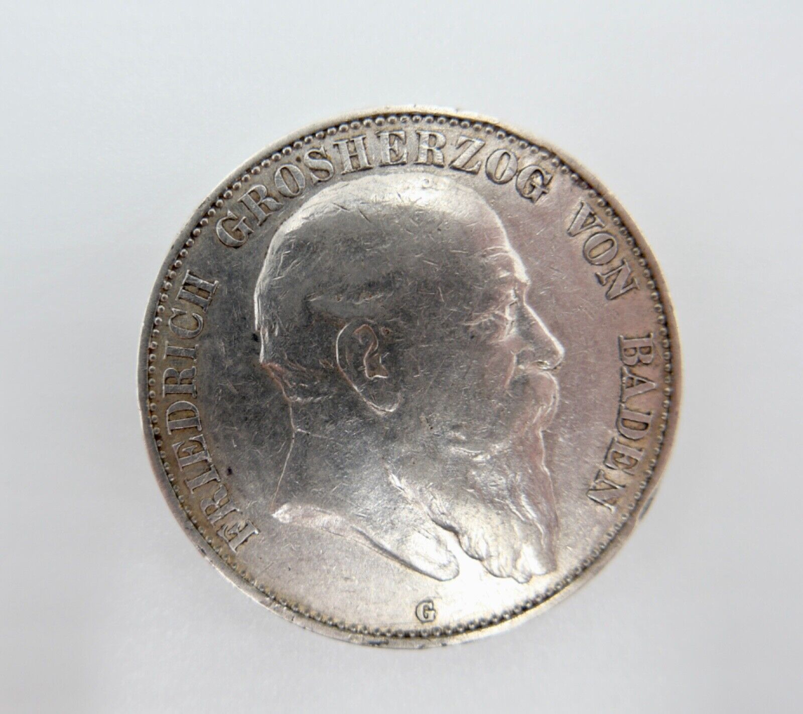 5 Mark Silbermünze Friedrich I. 1902 G Jäger J. 33 Baden 1852-1907 - Antikhandel-Stuttgart