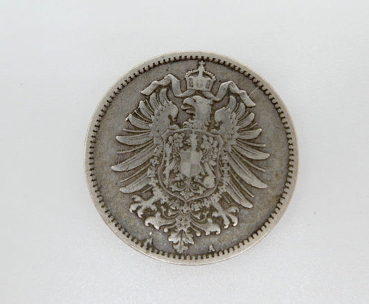 1 Mark 1874 A Silbermünze Jäger J. 9 gute Erhaltung selten RAR - Antikhandel-Stuttgart