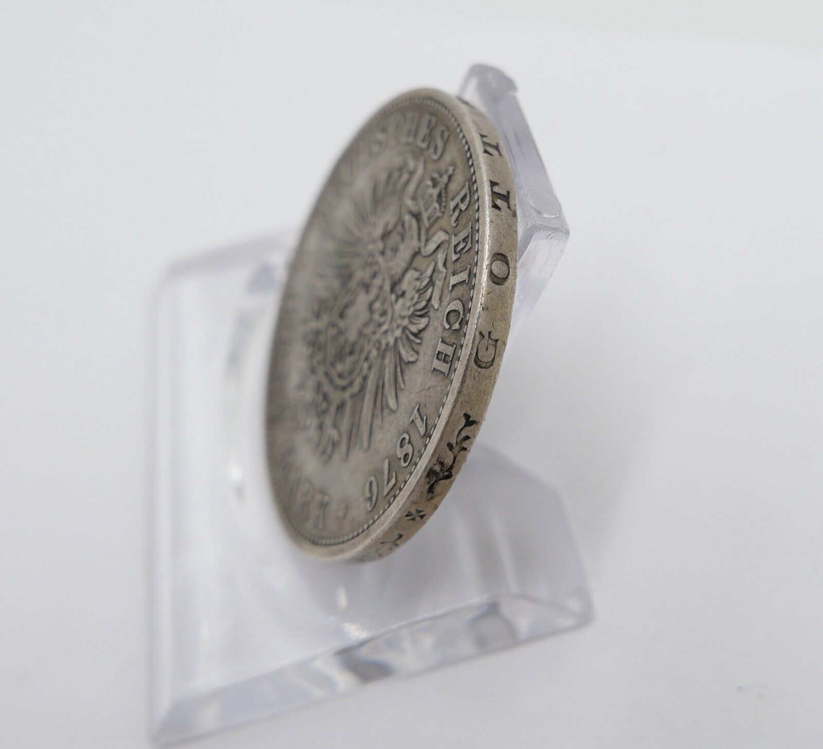 5 Mark 1876 C Jäger J.97 PREUSSEN WILHELM I. Silber 900 Dt. Kaiserreich - Antikhandel-Stuttgart