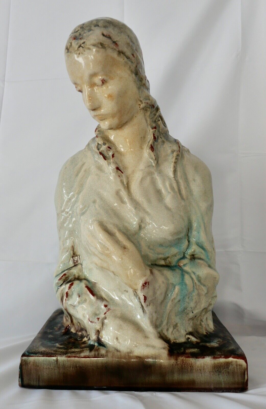 Staatliche Majolika AG Karlsruhe Sinnende 1934-1940 Fritz von Graevenitz 4276 - Antikhandel-Stuttgart