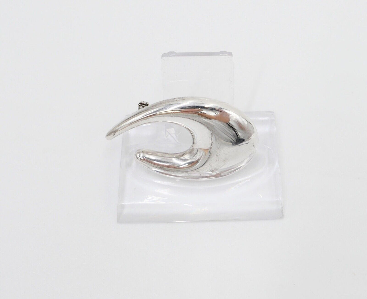 Alte DESIGNER Brosche QUINN 925 Silber 44 mm FS Franz Scheuerle - Antikhandel-Stuttgart