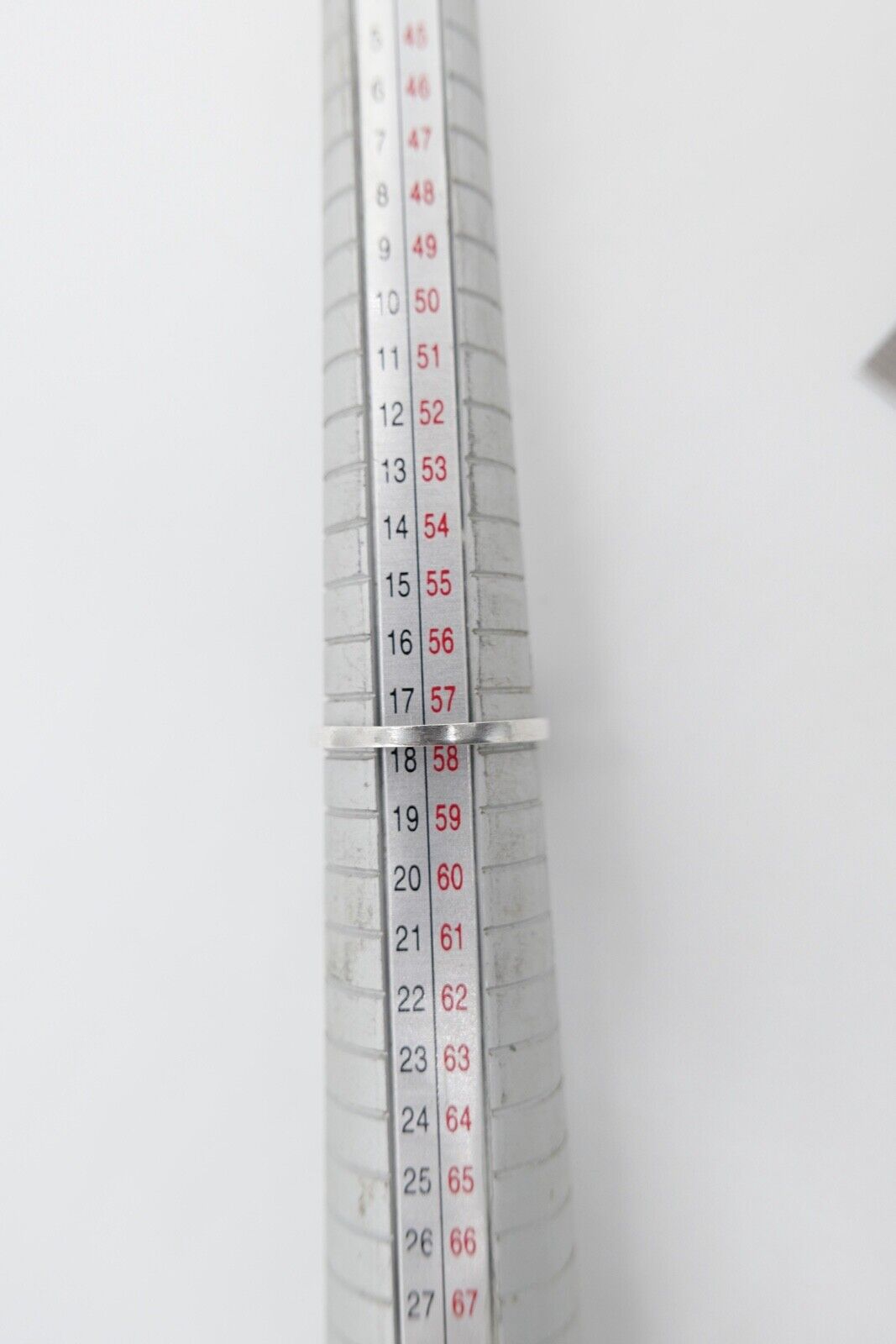 ART DECO Damen Ring Silber 835 großer rot braune Glasstein Scherenschliff Gr. 58 - Antikhandel-Stuttgart