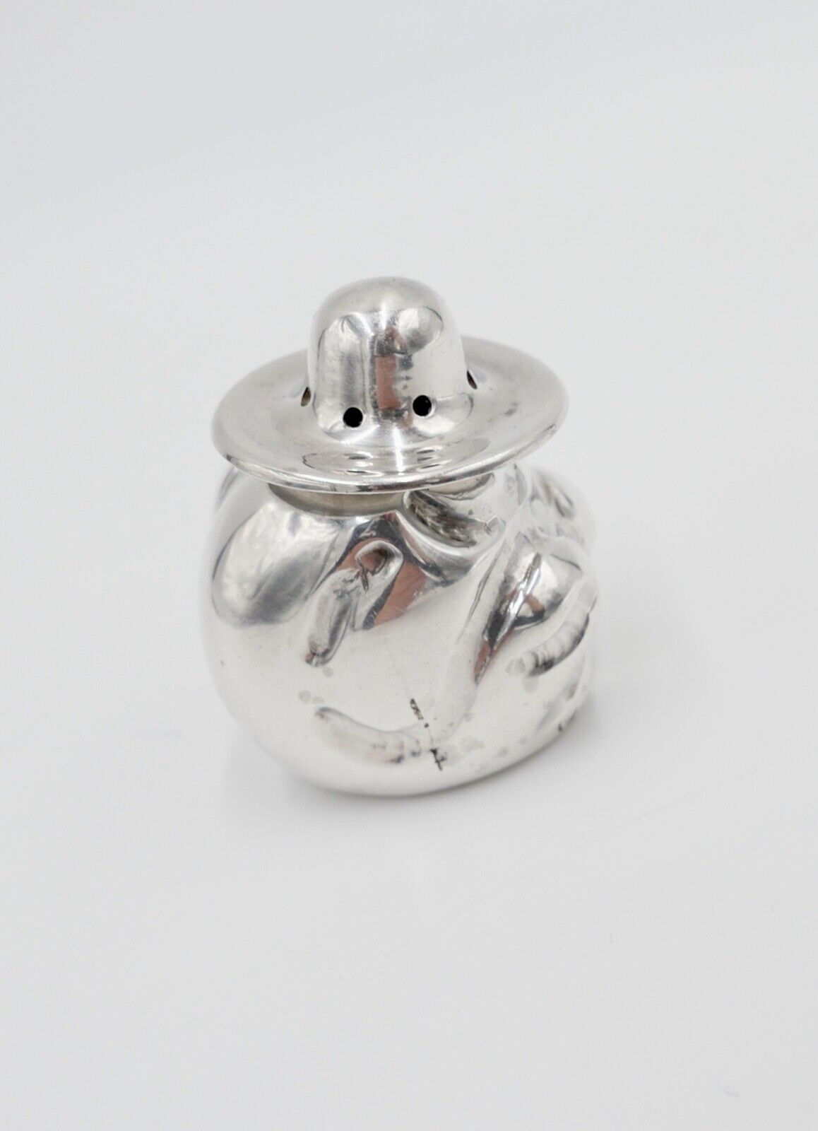 Mexico Silber Salz pfeffer Streuer Azteken - Antikhandel-Stuttgart