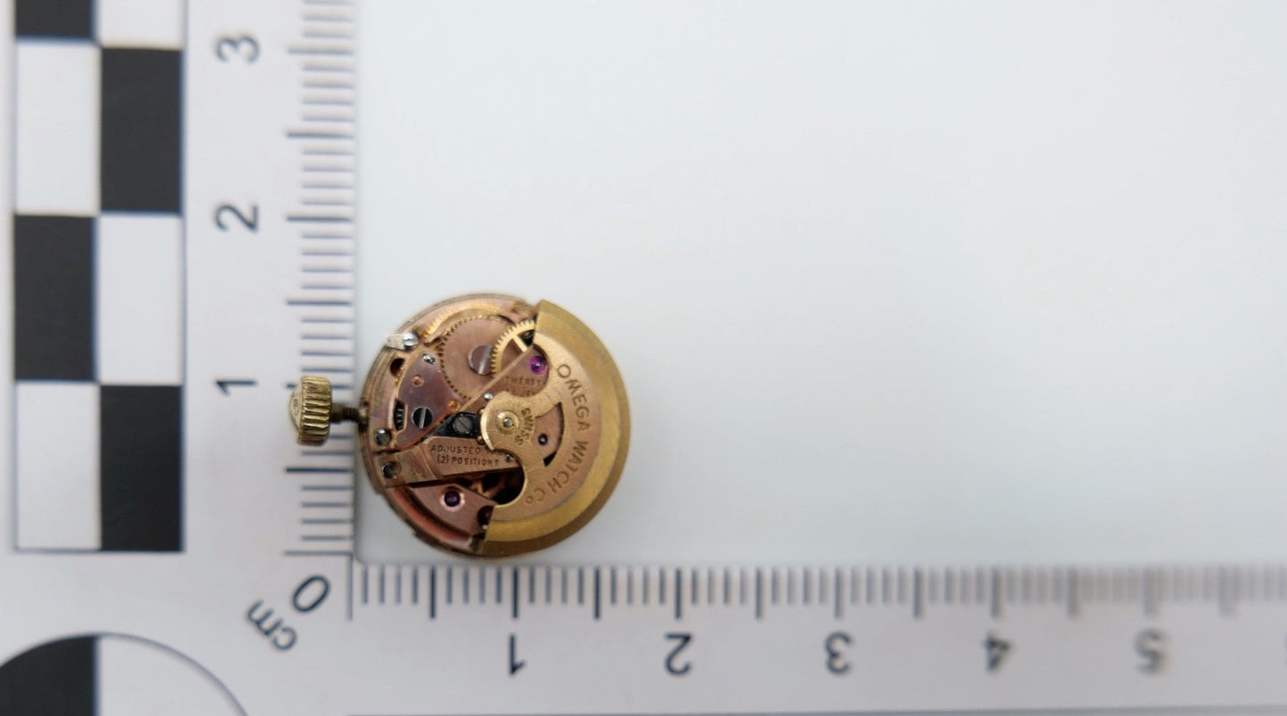 Omega Ladymatic Automatik Cal 661 Damen Werk & Zifferblatt Uhrwerk läuft
