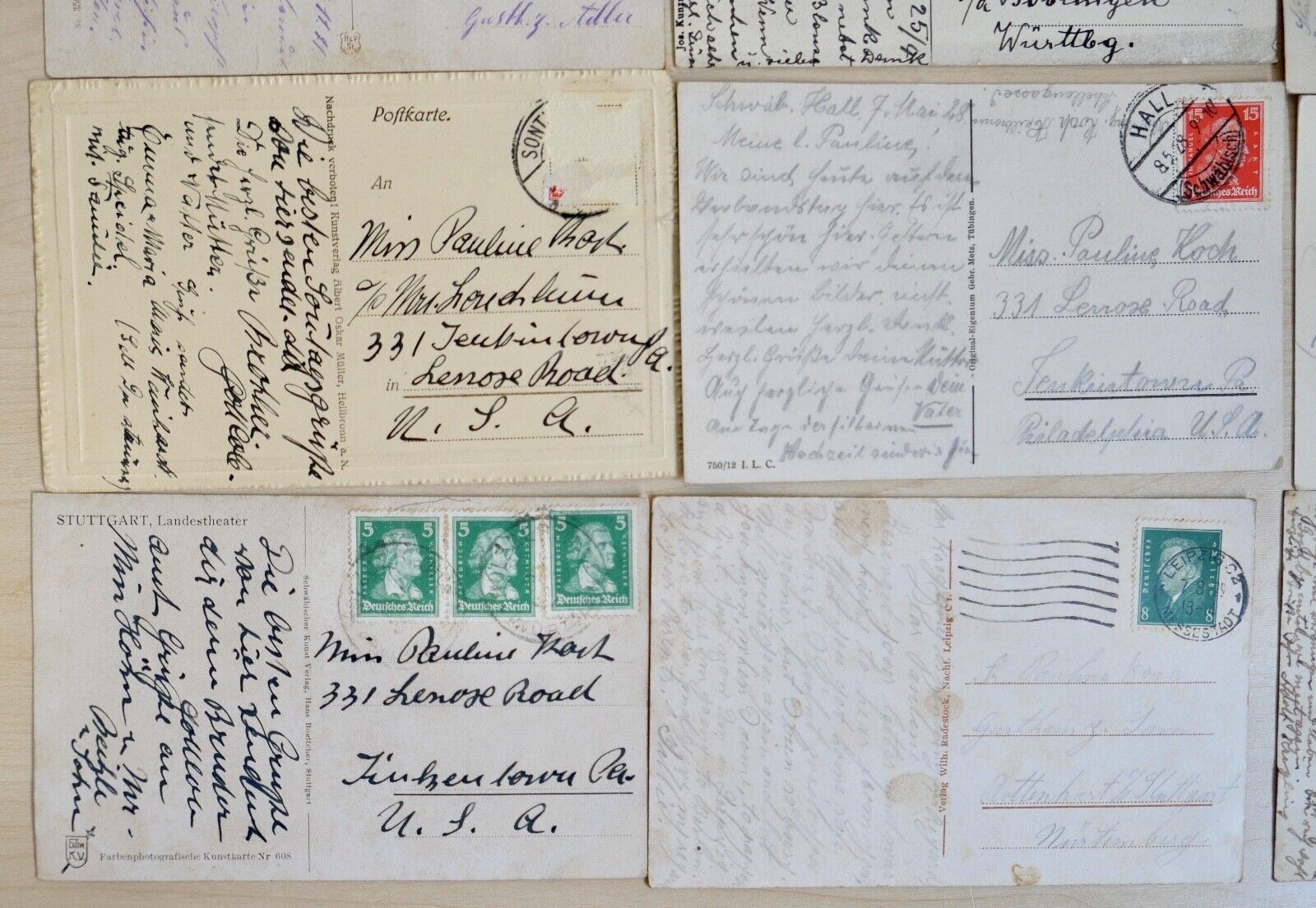 antike Ansichtskarten Postkarten Briefmarken STÄDTE LANDSCHAFTEN deutsches Reich - Antikhandel-Stuttgart