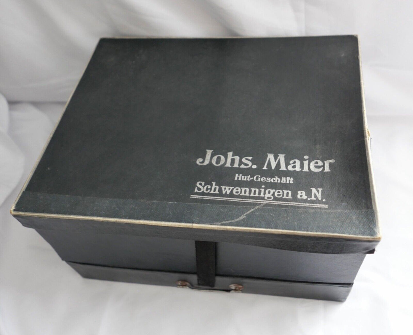 Falt Zylinder Chapeau Claque mit Hutschachtel Beste Marke D.R.P.233295 NEUwertig - Antikhandel-Stuttgart