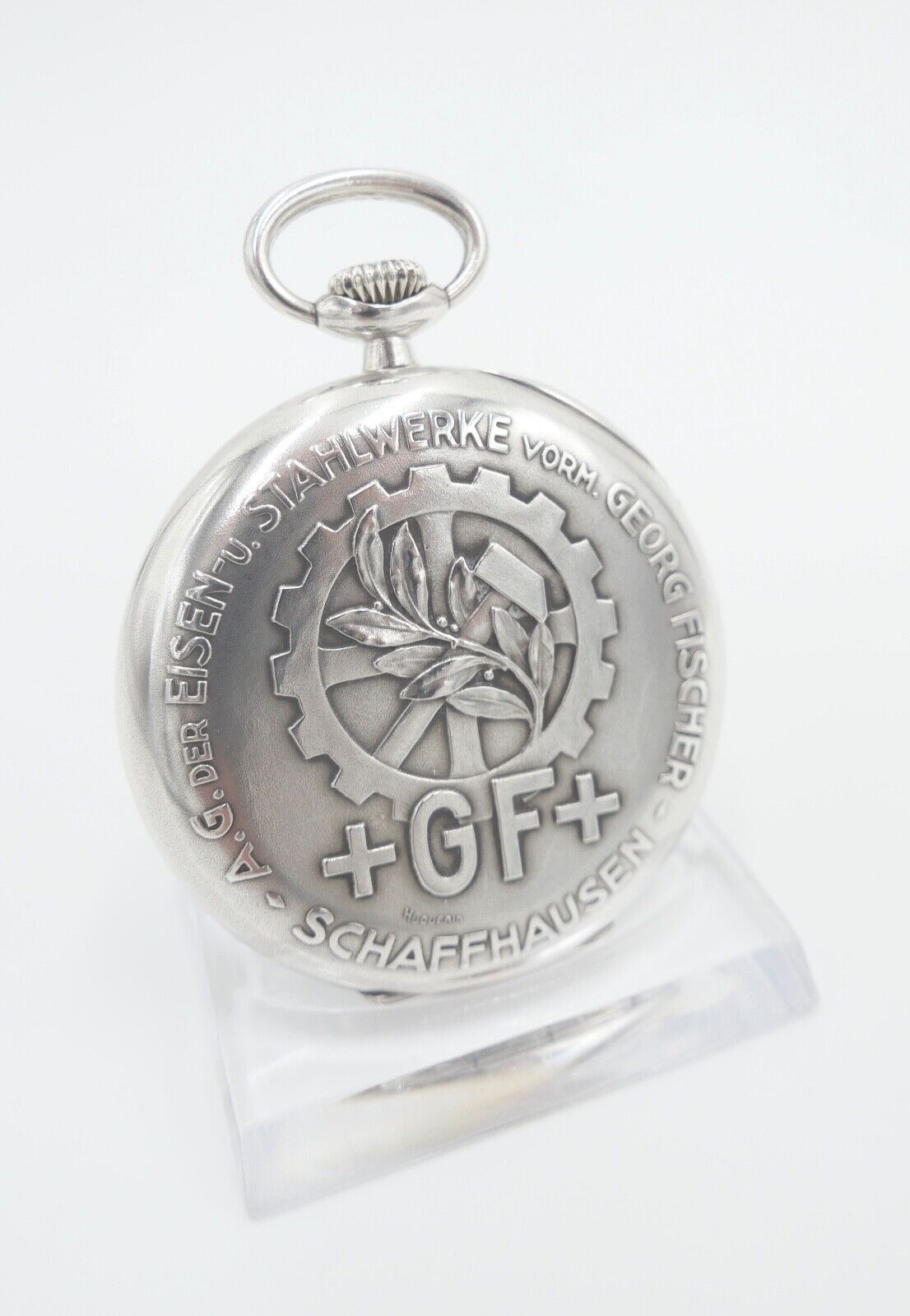 IWC Schaffhausen Taschenuhr Ø 51 mm Silber 925 52-19 H5 Probes Scafusia aus 1925 - Antikhandel-Stuttgart