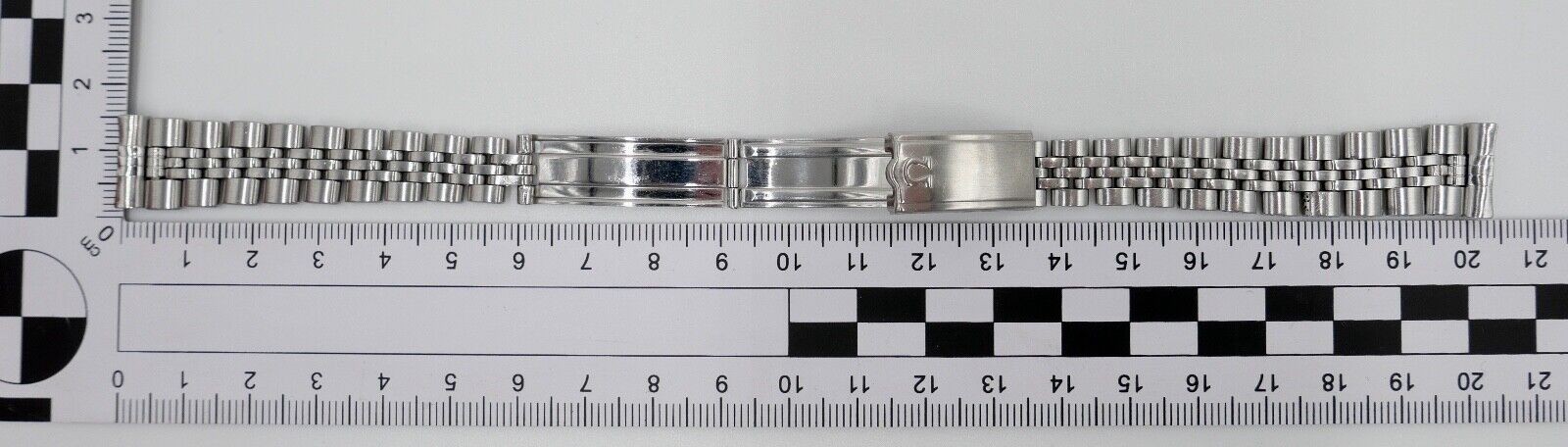 Original OMEGA Stahlband Faltschließe 5405 / 134 Damen No. 12 - Antikhandel-Stuttgart