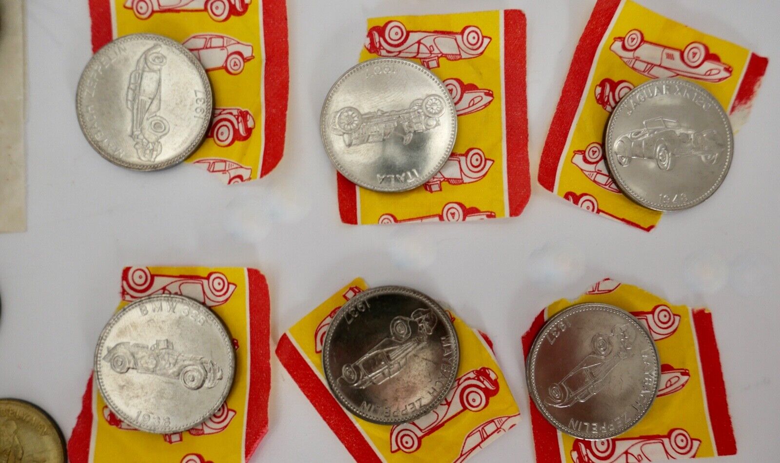 SHELL Mexico Sportwagen Eroberung des Himmels Konvolut LOT Münzen Medaillen OVP - Antikhandel-Stuttgart