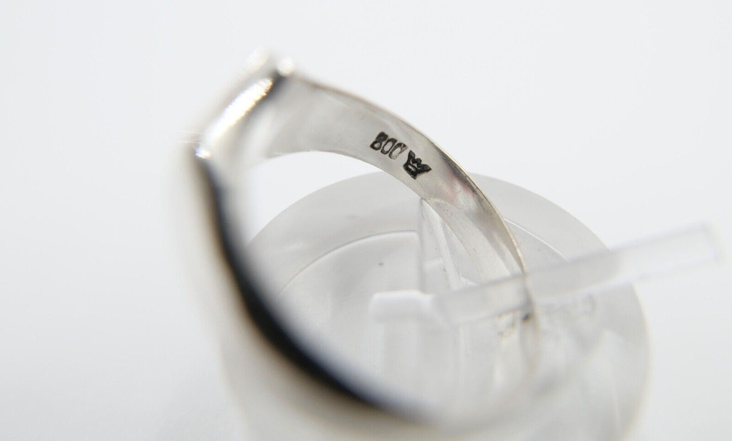 20er Jahre Studentika Patriotischer Ring Studentenverbindung 800 Silber Emaille - Antikhandel-Stuttgart