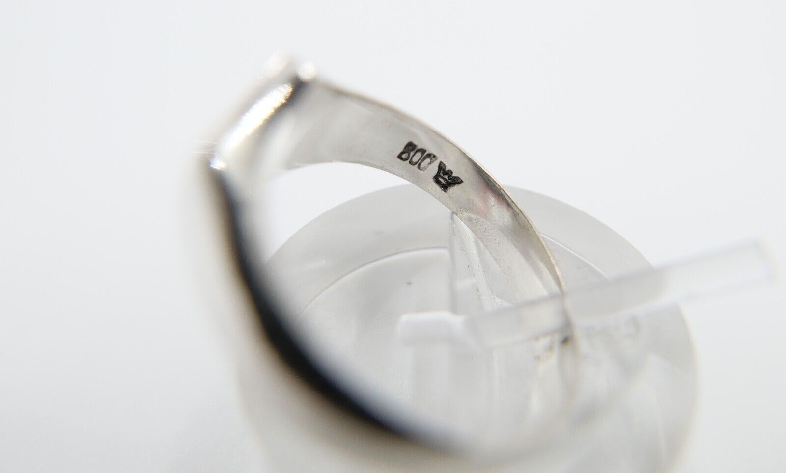 20er Jahre Studentika Patriotischer Ring Studentenverbindung 800 Silber Emaille - Antikhandel-Stuttgart