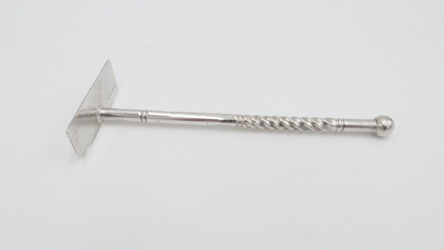 antiker Breischieber Lutz & Weiß Pforzheim 800 Silber gedrechselter Griff - Antikhandel-Stuttgart