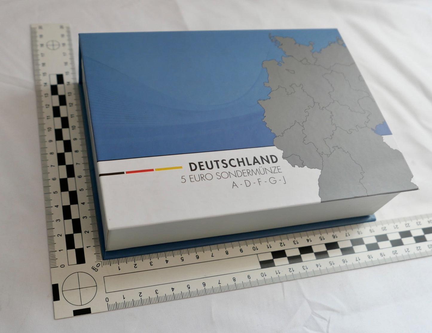 5x 5 Euro Sondermünzen mit Polymerring beleuchteter Box BRD 2019 Gemässigte Zone