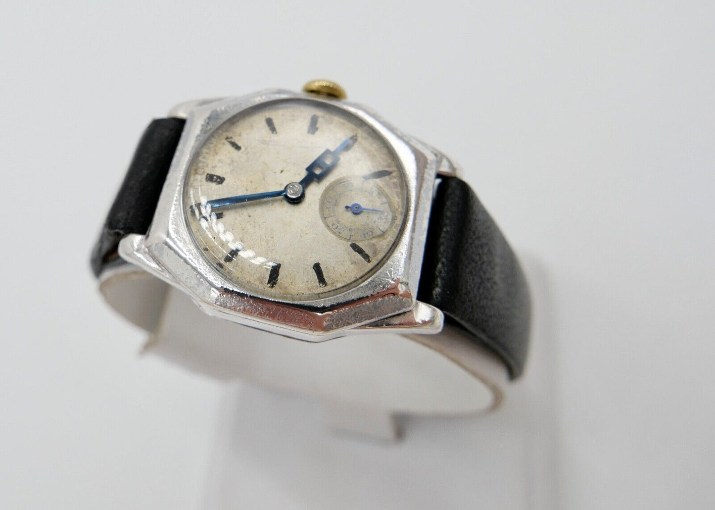 Antike ALPINA 800 Silber Armbanduhr Cal. 625 Handaufzug 1930er Jahre - Antikhandel-Stuttgart