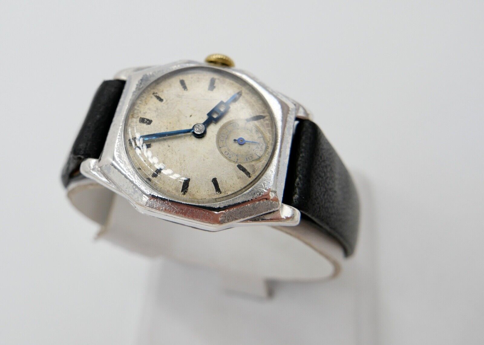 Antike ALPINA 800 Silber Armbanduhr Cal. 625 Handaufzug 1930er Jahre - Antikhandel-Stuttgart