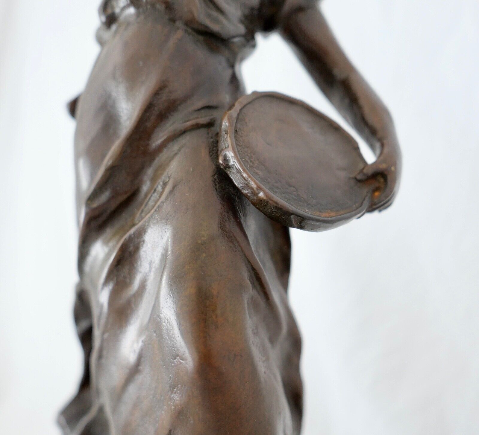 Antike Bronze Figur Skulptur " L & F Moreau " 37 cm um 1900 - Antikhandel-Stuttgart