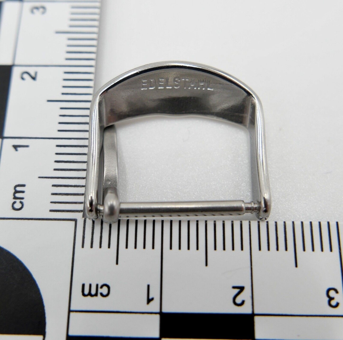 Original SINN Dornschließe EDELSTAHL GEBÜRSTET Armbanduhr 18mm BUCKLE NEU - Antikhandel-Stuttgart