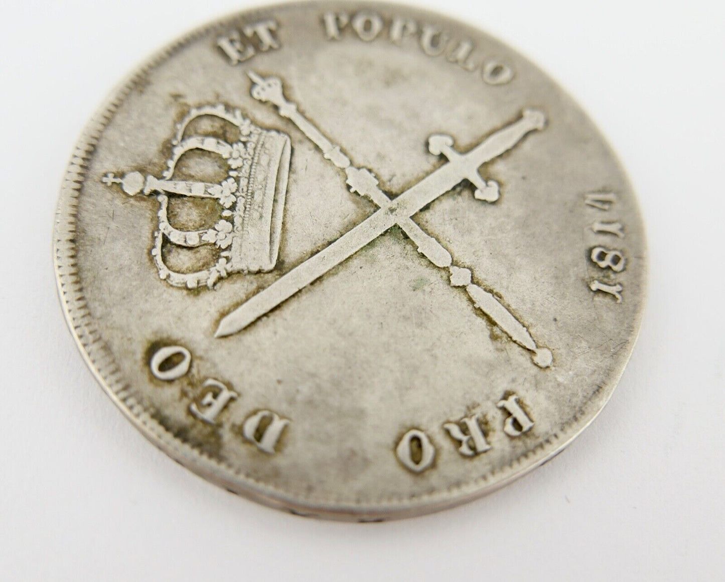 Krontaler 1814 Bayern Maximilian Joseph I 1806-1825 PRO DEO ET POPULO Silber - Antikhandel-Stuttgart