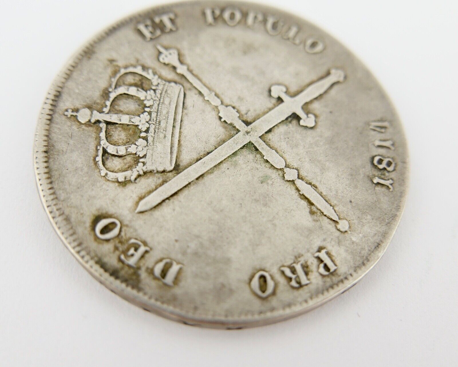 Krontaler 1814 Bayern Maximilian Joseph I 1806-1825 PRO DEO ET POPULO Silber - Antikhandel-Stuttgart