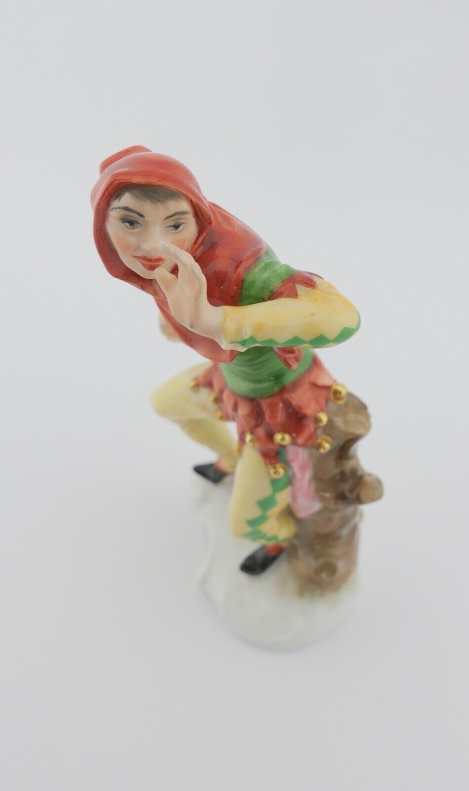 Rosenthal Figur Harlekin Clown Narr Porzellan ModNr. 5314 selten 14cm Forster - Antikhandel-Stuttgart