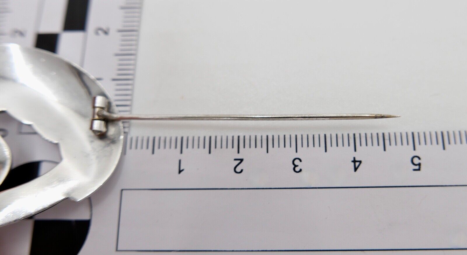 Alte große Georg Jensen 925 Sterling Silber Brosche GJ Pinienzapfen Artischocke - Antikhandel-Stuttgart