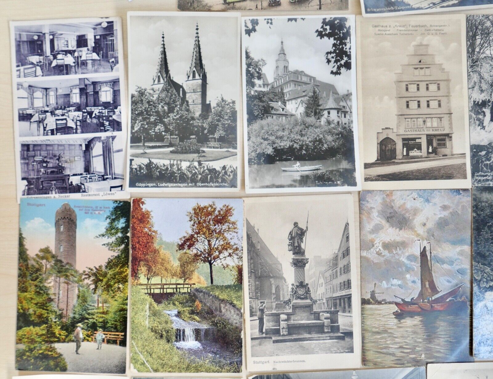 antike Ansichtskarten Postkarten Briefmarken STÄDTE LANDSCHAFTEN deutsches Reich - Antikhandel-Stuttgart