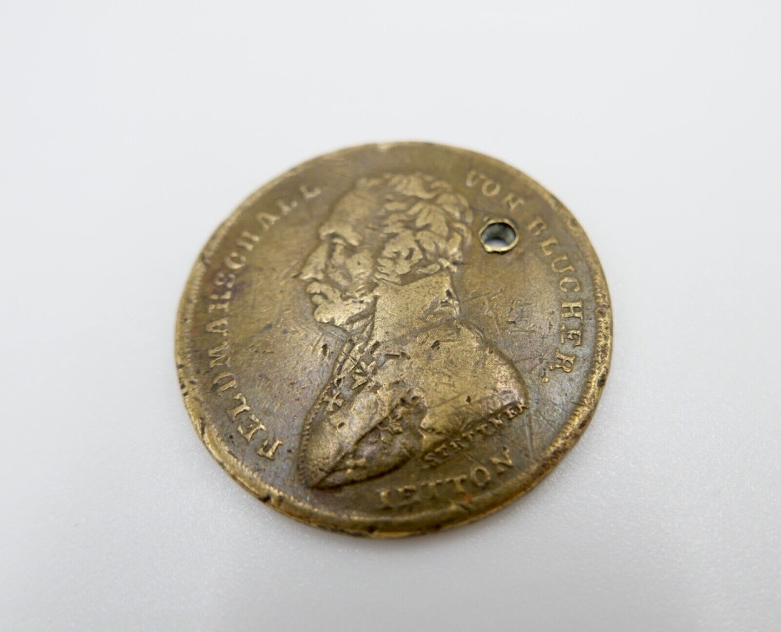 1814 Nürnberger Rechenpfennig SCHLACHT von BRIENNE BLÜCHER coin Medallie IETTON - Antikhandel-Stuttgart