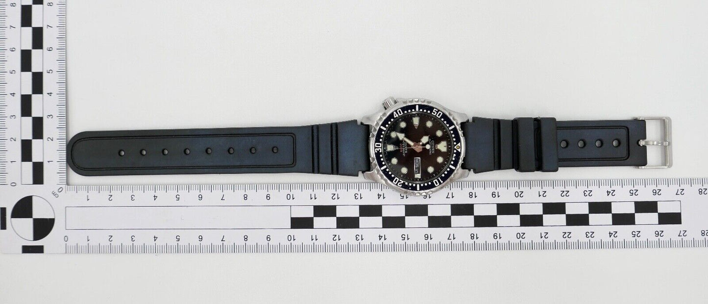 CITIZEN Diver Automatic Cal.8203 a watch Uhr Armbanduhr Taucher 200 Meter Sub - Antikhandel-Stuttgart