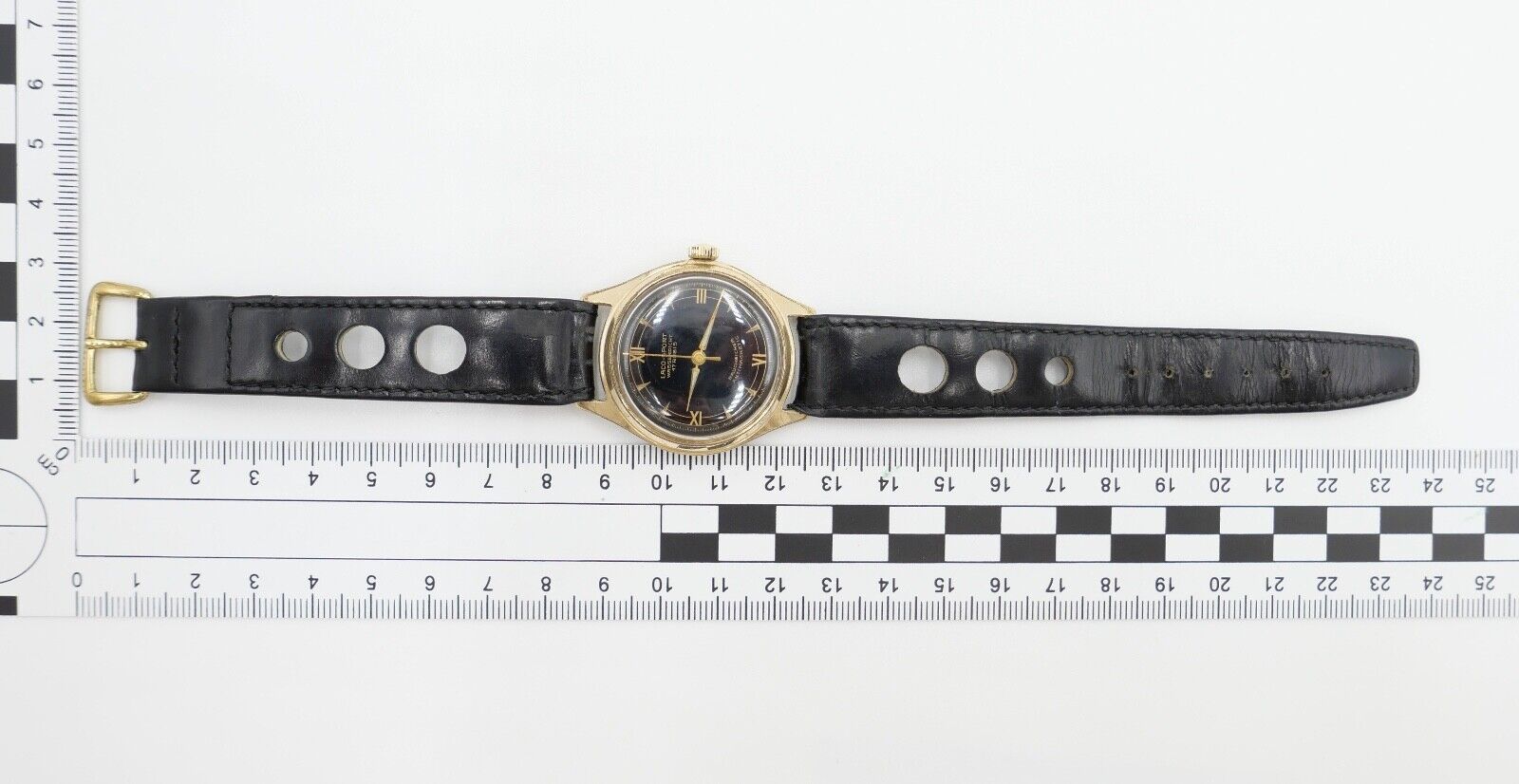 vintage Ende 50er Jahre LACO Sport Herrenuhr Cal. 26 vergoldet - Antikhandel-Stuttgart