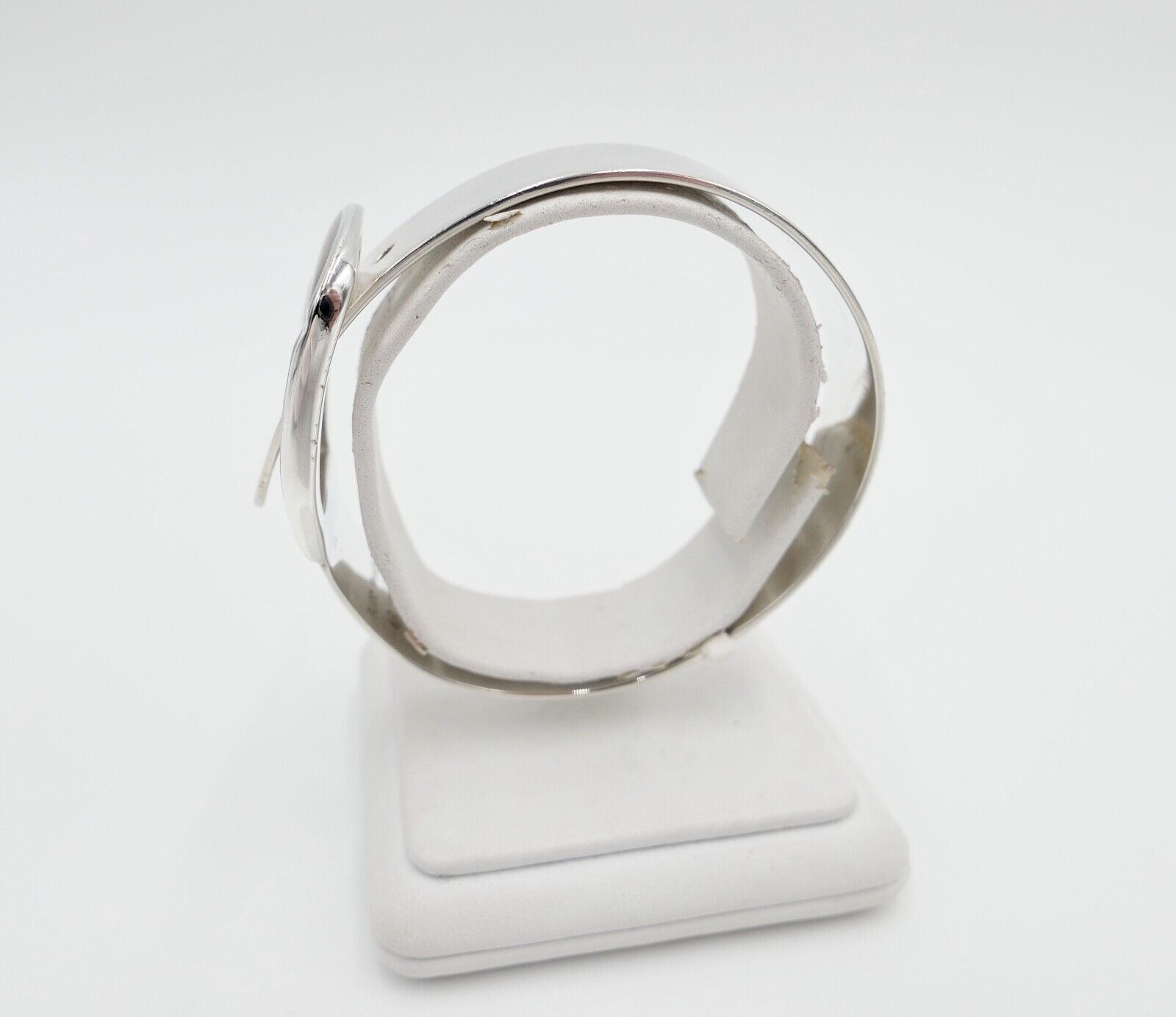 Vintage Gucci Armreif Spange Gürtel Emaille Enamel 800 Bracelet FI195 ITALY 1970 - Antikhandel-Stuttgart