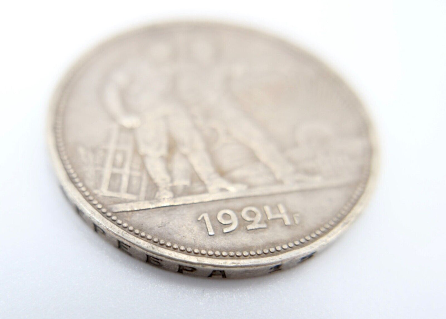 1 RUBEL Münze Russland UDSSR 1924 in SS-VZ - Antikhandel-Stuttgart