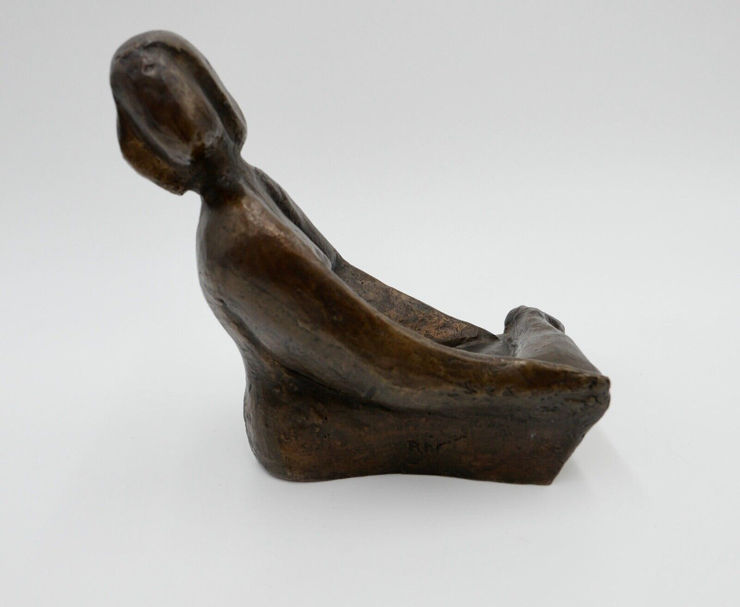 Bronze Figur Skulptur " Guss Barth Rinteln RN Dr. Roland Niedner 13x12 cm - Antikhandel-Stuttgart