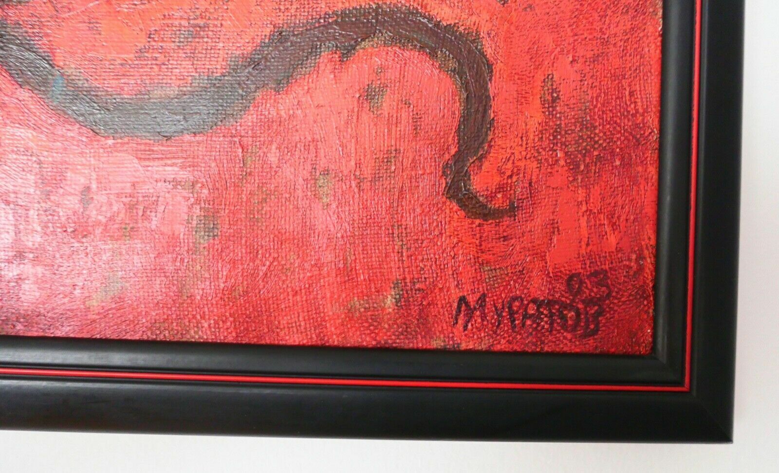 D. Muratow Muratov Adam und Eva Bild Gemälde Kunst Öl auf Leinwand - Antikhandel-Stuttgart