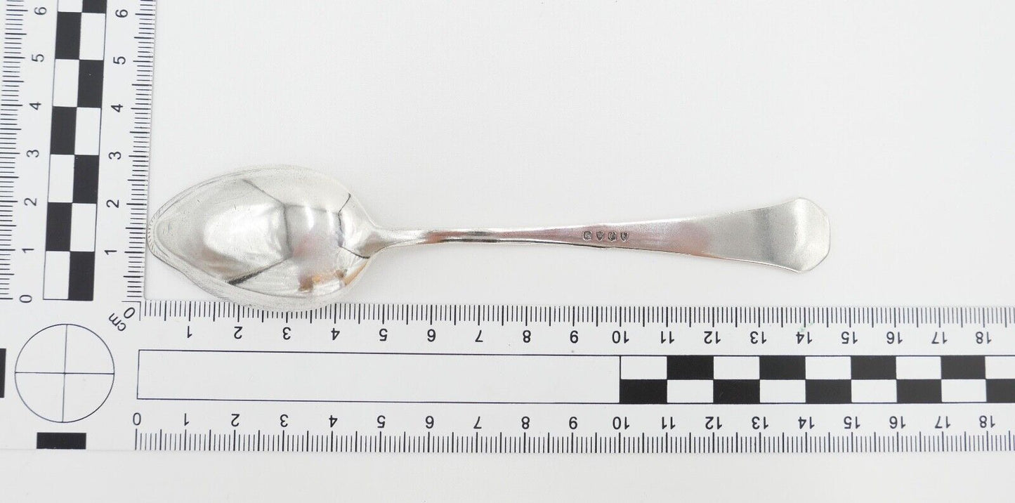 2x seltene antike Kaffeelöffel LW Lutz & Weiss Monogramm JS Silber 37,3 Gr - Antikhandel-Stuttgart