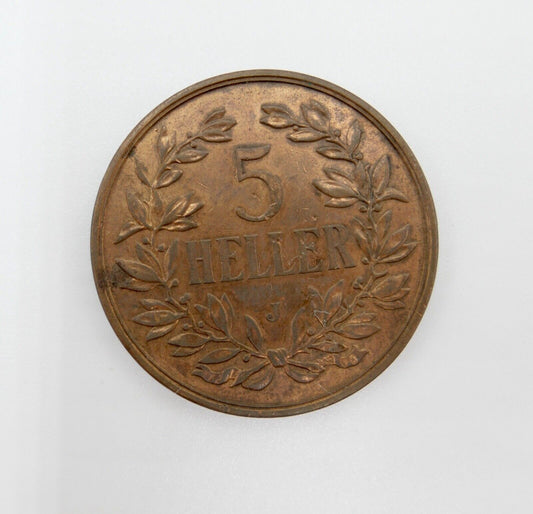 5 Heller 1909 J Deutsch Ost Afrika Münze DOA N 717 Bronze VZ+ - Antikhandel-Stuttgart