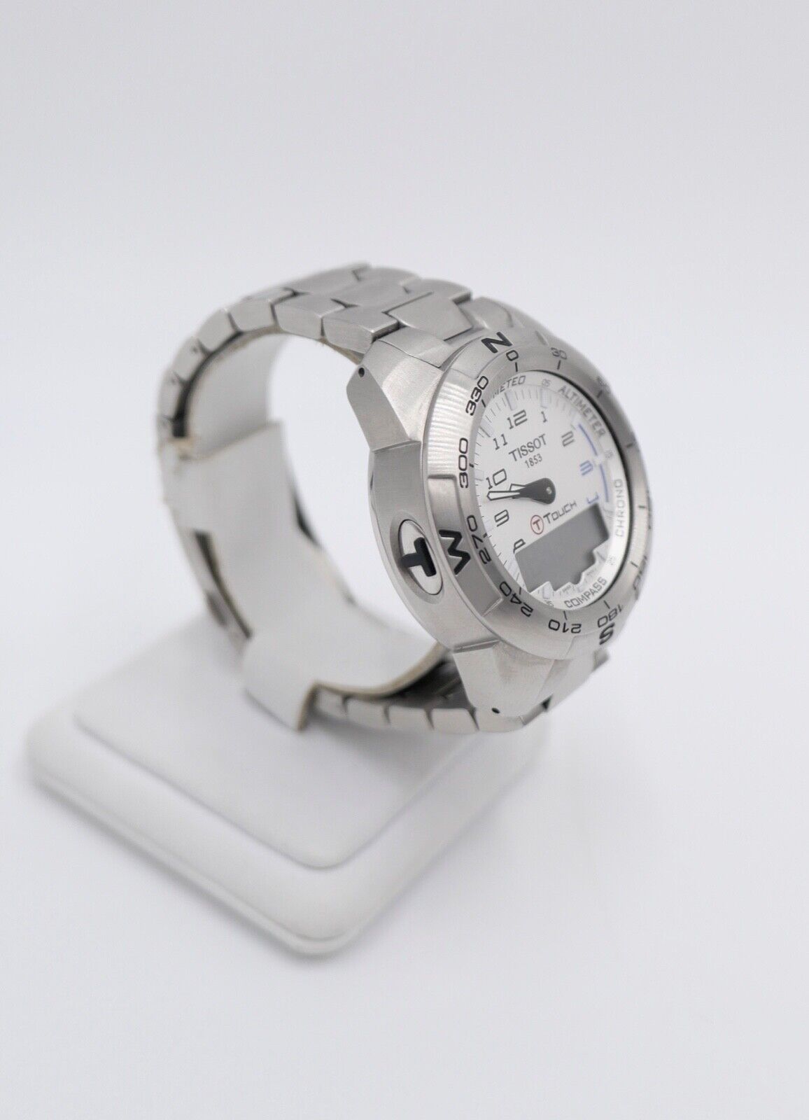 Full Set TISSOT 1853 T013420A T-Touch Edelstahl Herrenuhr Quarz Ø 44 mm - Antikhandel-Stuttgart