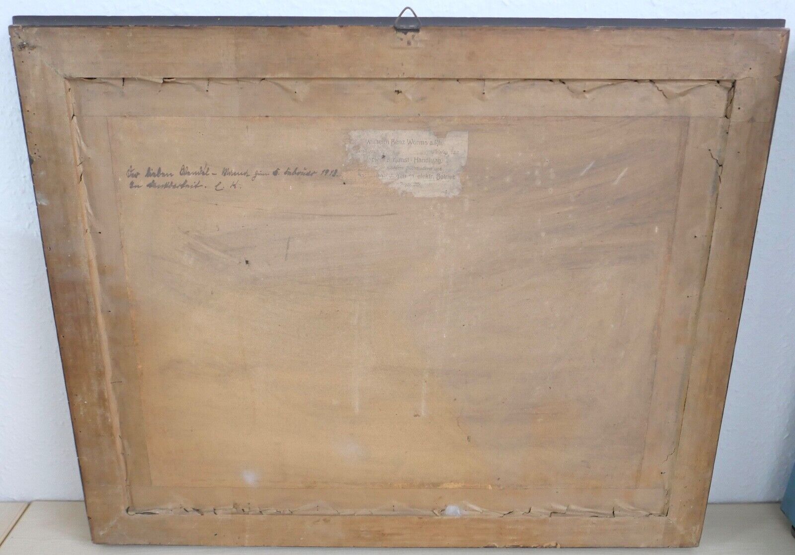 GUSTAV KAMPMANN 1859 - 1917 Farb - Lithographie " am Waldesrand " signiert - Antikhandel-Stuttgart