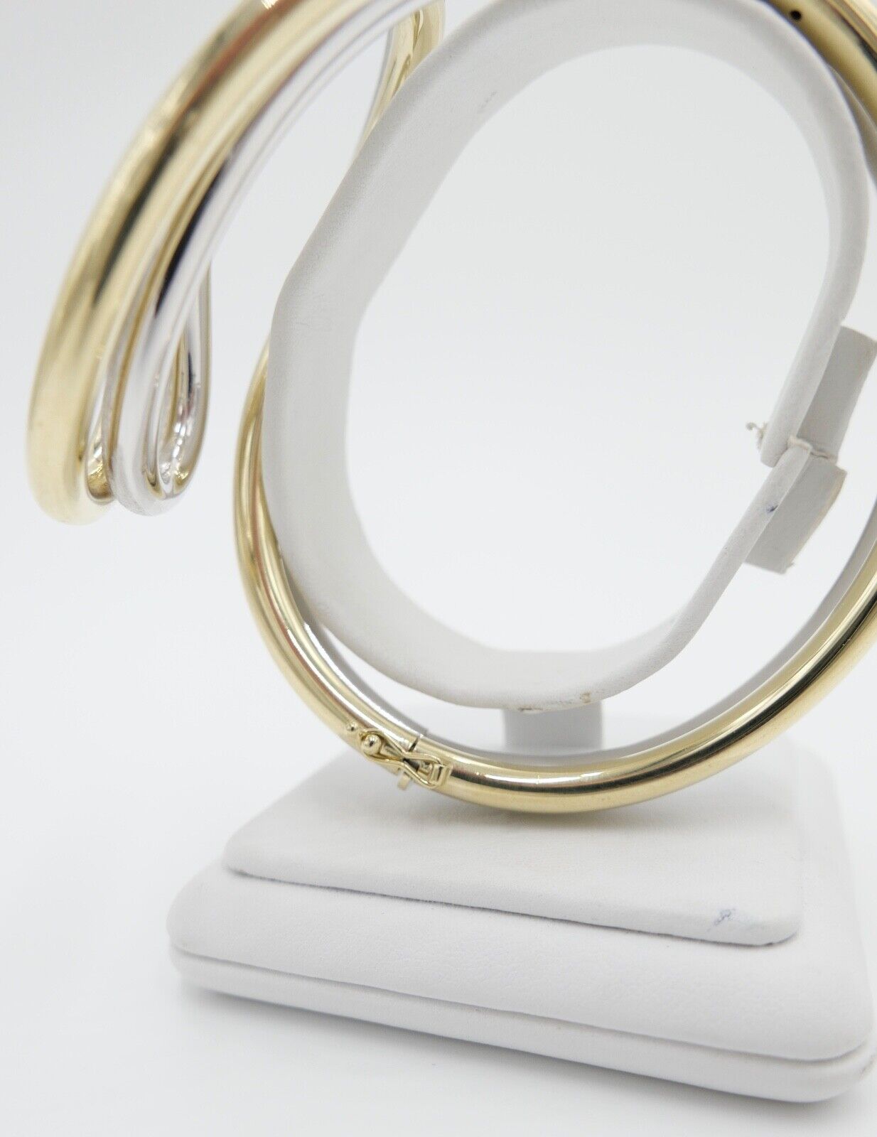 70er Jahre Kollmar & Jourdan Pforzheim Armband Armspange Gold Bicolor 585 / 14K - Antikhandel-Stuttgart